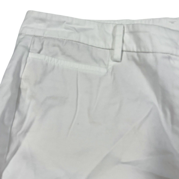 Talbots Women's White "Perfect Skimmer" Pants Size 14P Capris Culottes Ankle - Picture 6 of 7